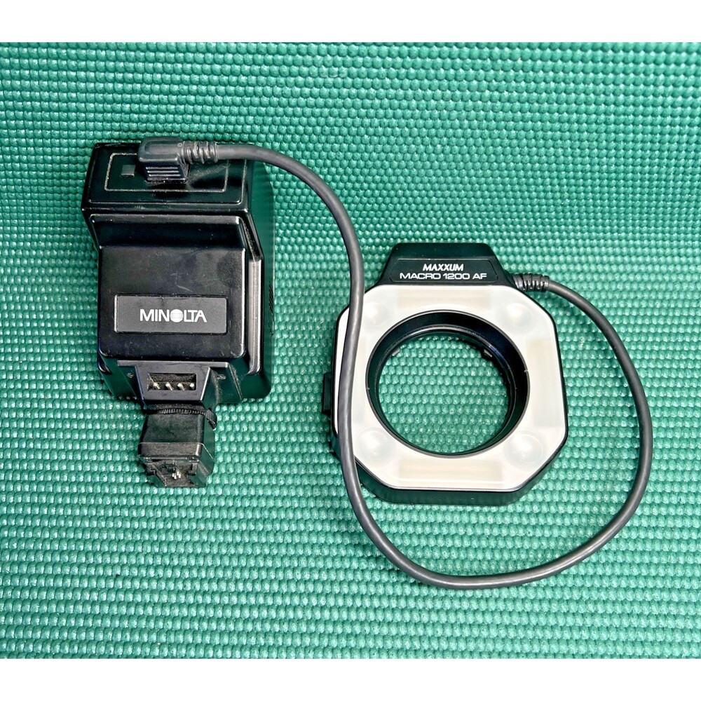 MINOLTA Maxxum Macro Flash 1200AF TESTED